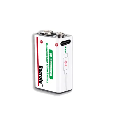 Pile 9V 21800MWH USB Rechargeable LI-ION - ACM