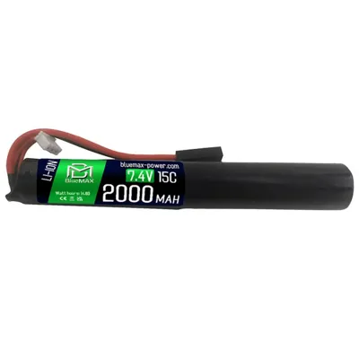 LI-ION 7.4V 2000mAh Mini Tamiya 15C Stick - BlueMax