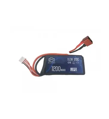 LIPO 11.1V 1200mAh Dean 20C Mono / PEQ - BlueMax
