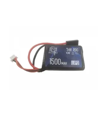 LIPO 7.4V 1500mAh Mini Tamiya 20C Mono PEQ - BlueMax