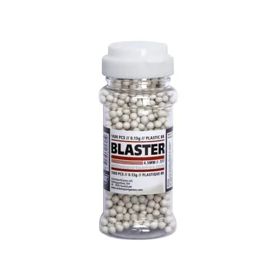 Billes PLASTIC.177 / 4.5mm x1000 Blanche 0.13g - ASG