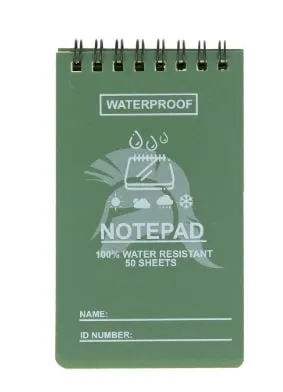 Immortal Warrior Libreta Waterproof 12x8