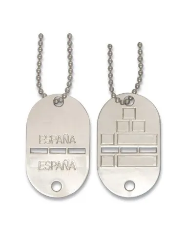 Chapa de Identificación Ejercito Español
