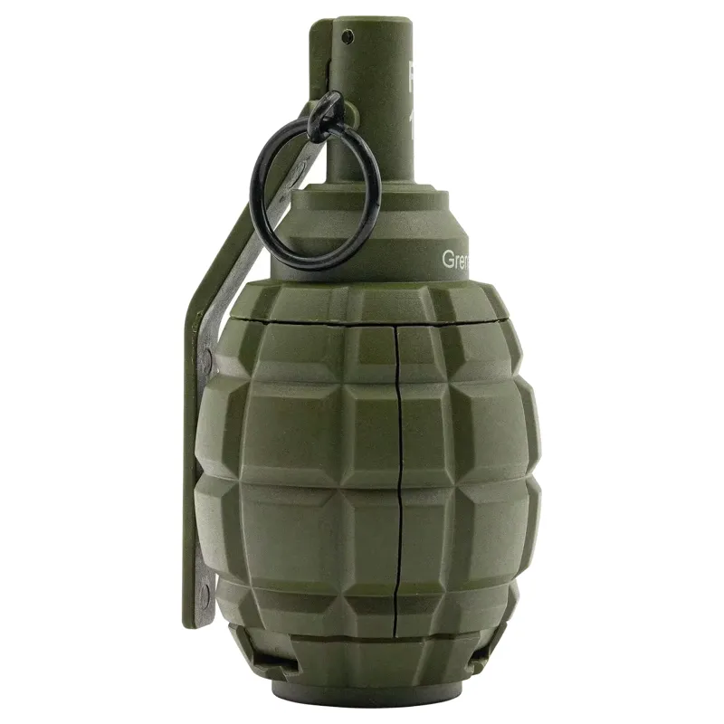 ACM Airsoft Grenade Réutilisable Spring Type: F1 ABS · Verde / OD