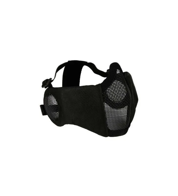 ACM Airsoft Grillagé V5 Double Sangles + Cache Oreilles · Negro