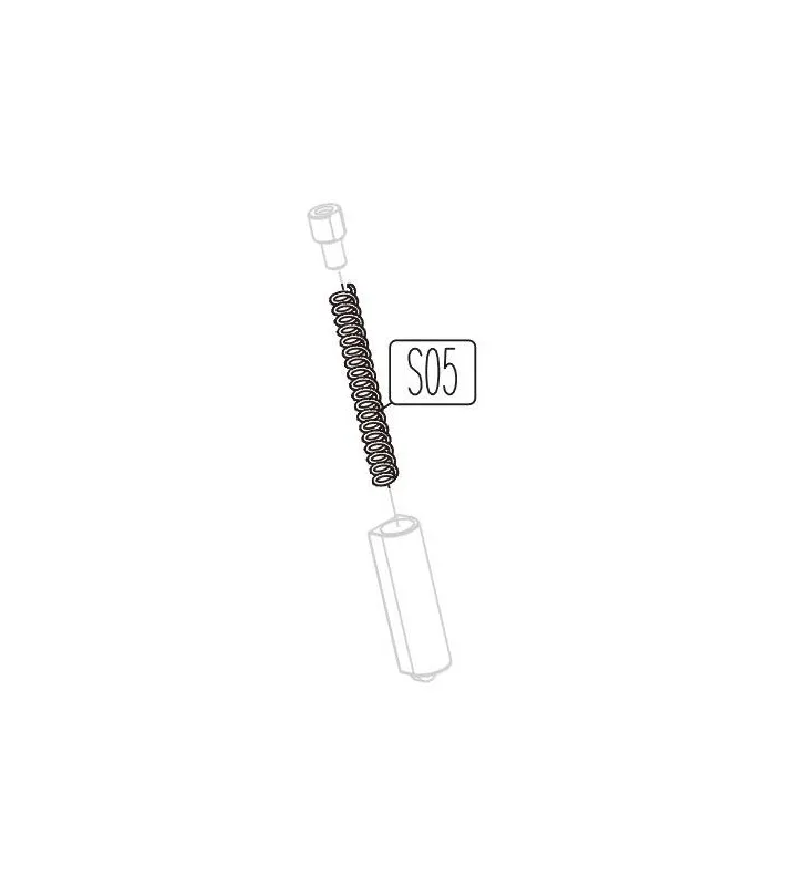 KWC Hammer Spring 1911 PART-S05
