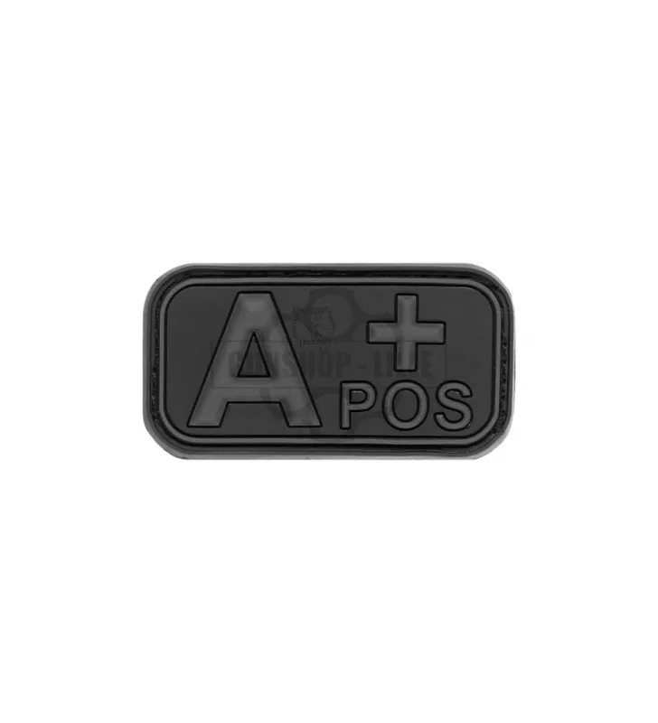 JTG Bloodtype Rubber Patch A Pos 50x27mm