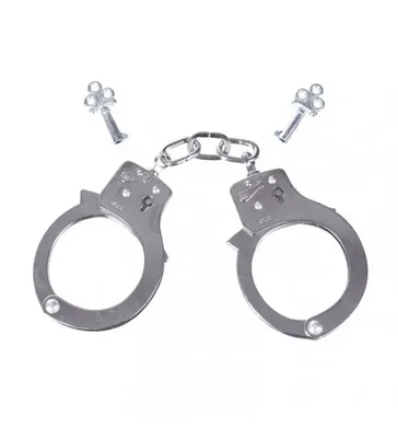 Menottes à Clefs Chromées - Mil-Tec