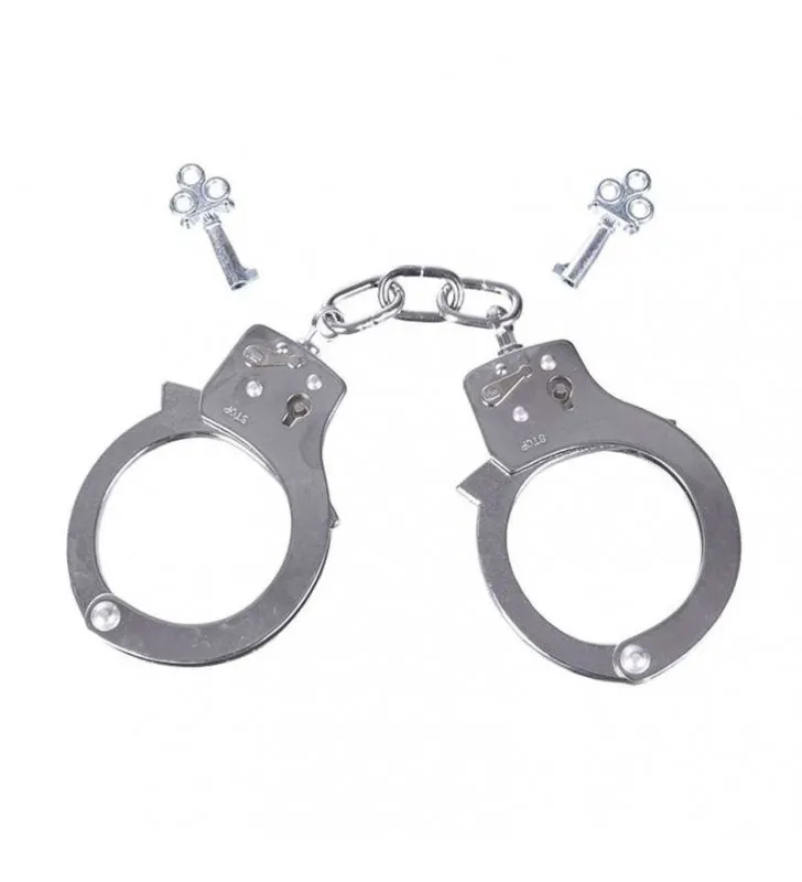 Mil-Tec Menottes à Clefs Chromées