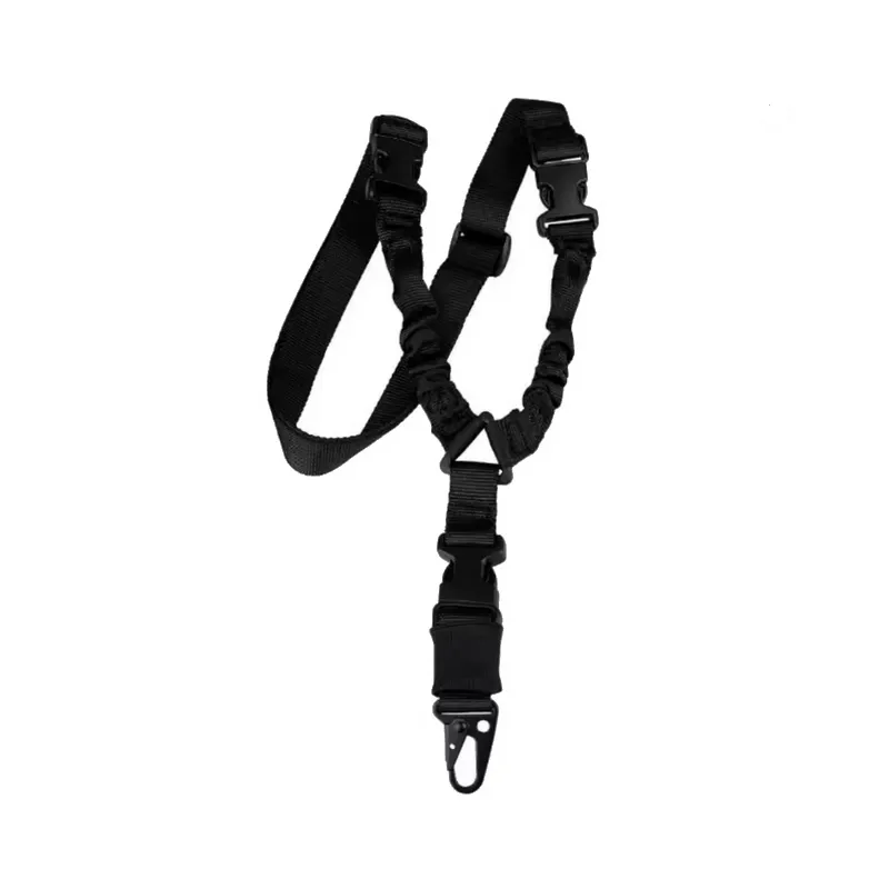 ACM Airsoft Sangle 1 Point Bungee Double Détachement Rapide · Negro