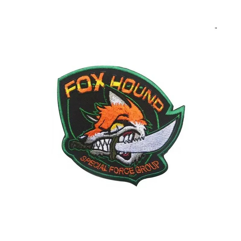 ACM Airsoft Patch Brodé Fox Hound Special Force Group 110x85mm