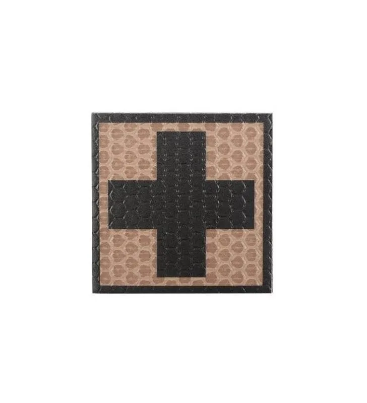 ACM Airsoft Patch 3D IR F1 Medical · Tan / FDE