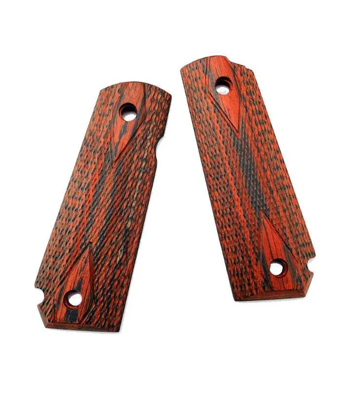 ACM Airsoft Grip 1911 Bois Quadrillé