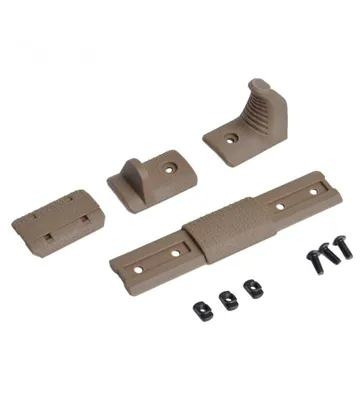 M-ETAL Hand Stop Kit Tan M-Lok & Keymod - Metal