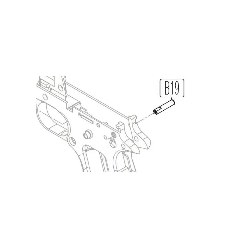 KWC Chassis Pin 1911 PART-B19