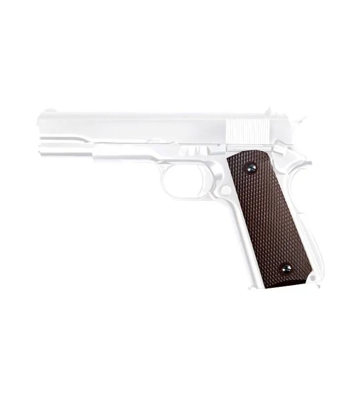 WE Airsoft Grip 1911 Origine · Marrón