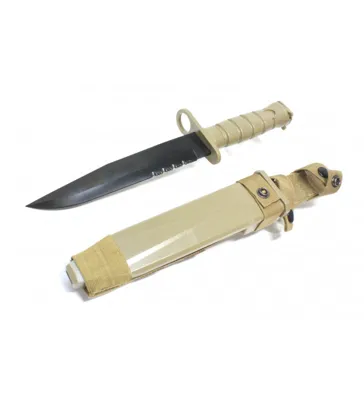 Réplique Couteau US M10 Baionnette ABS Souple - ACM Airsoft