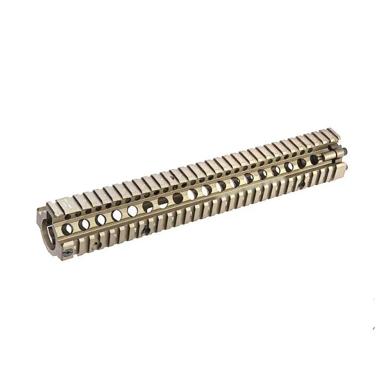 ACM Airsoft Garde Main Alu RIS MK18 Type: DD 12.5" · Tan / FDE