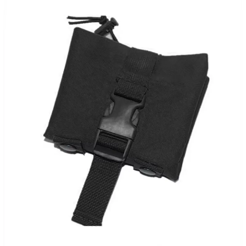 ACM Airsoft Dump Pouch Pliante · Negro