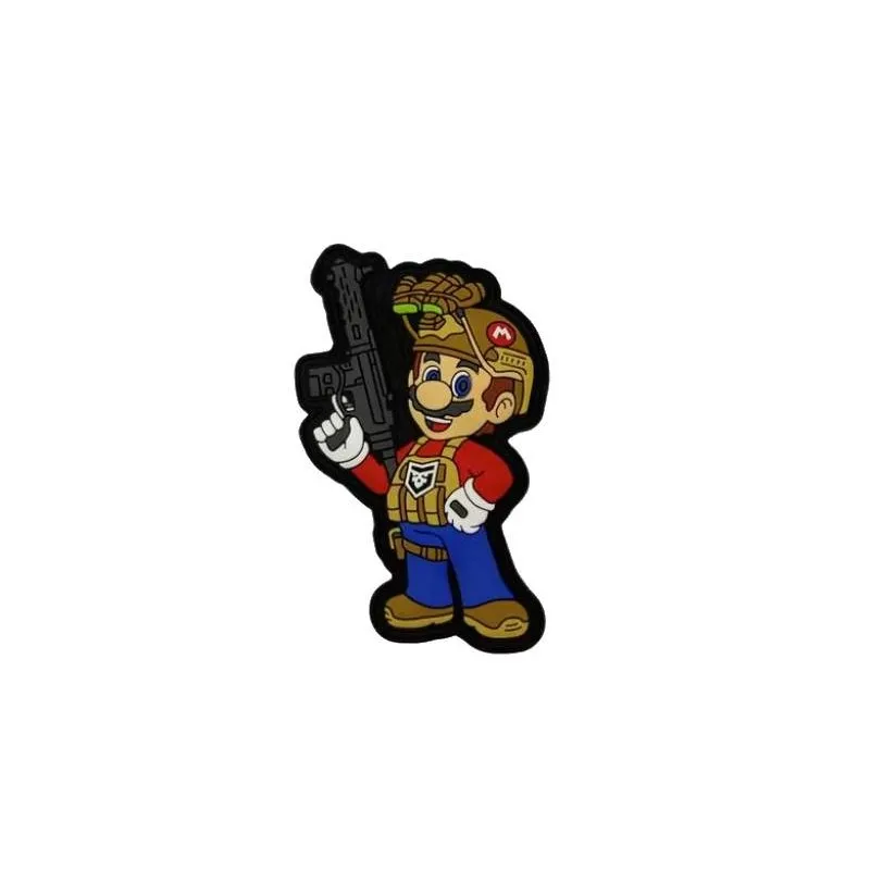 ACM Airsoft Patch Mario Tactique 75x50mm PVC