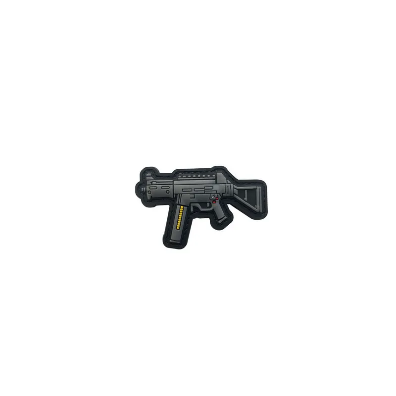 ACM Airsoft Patch PVC UMP/UMG 70x45mm · Gris