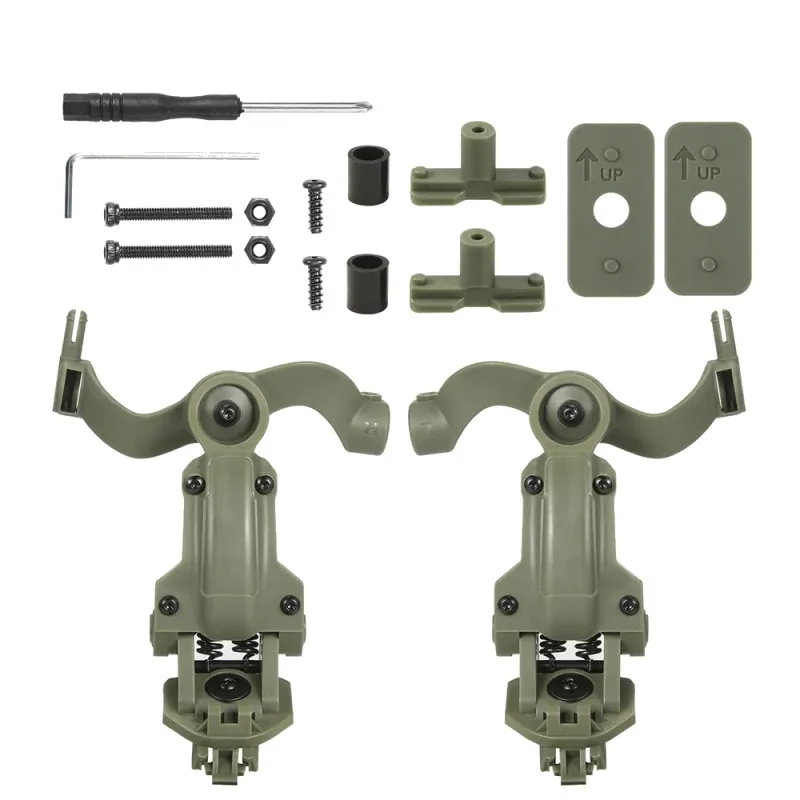 ACM Airsoft Back Helmet Adapter ARC Model: S40 · Verde / OD