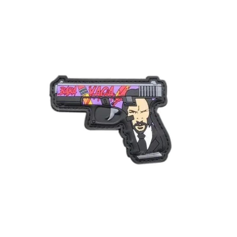 ACM Airsoft Patch PVC Baba Yaga John Wick Glock 80x60mm