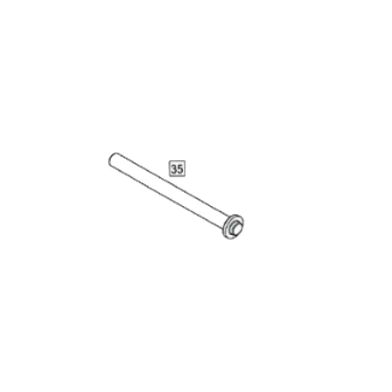 WE Airsoft Spring Guide Hi-Capa 5.1 PART-35 · Plata