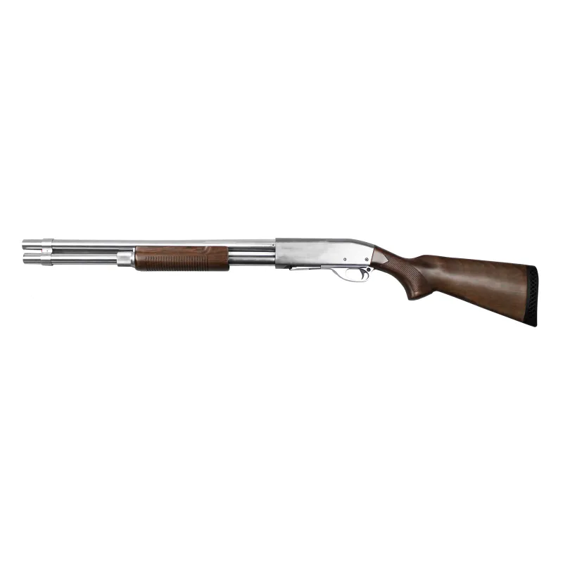 S&T Armament M870 Long Bois Chrome · Plata
