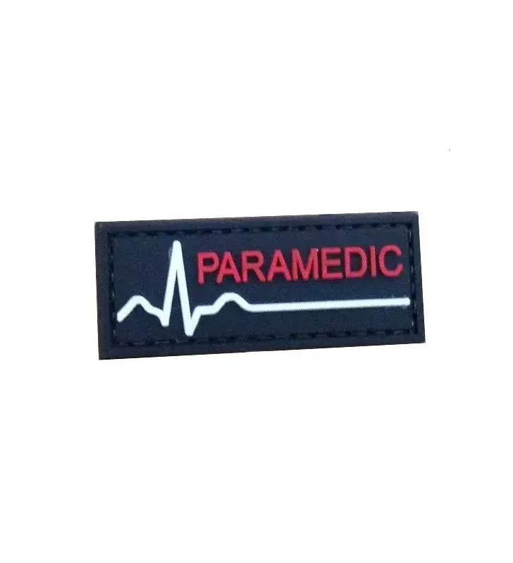 GFC Tactical GFG Patch PVC 3D - Paramedic · Negro