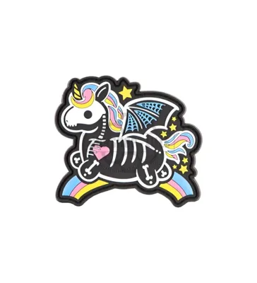 Skeleton Unicorn Rubber Patch PVC - JTG