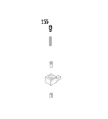 Trigger Bar Push Pin MP9 PART-155 - KWA (Taiwan)