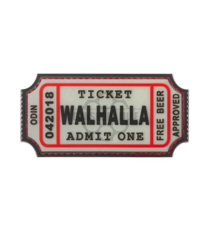 JTG Large Walhalla Ticket Patch Glow