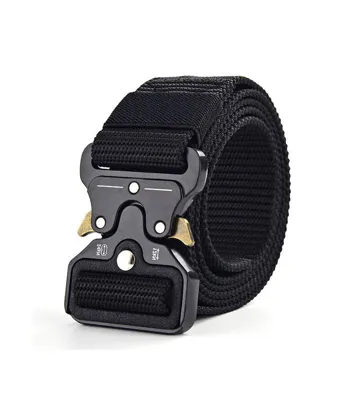 Ceinture Tactique QD Métal / Nylon 3.8cm x 125cm - ACM Airsoft