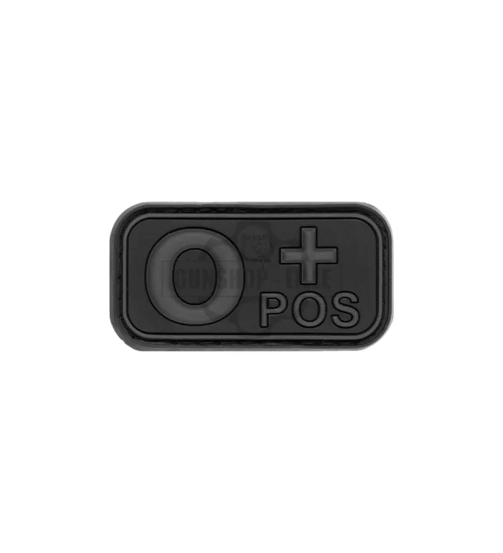JTG Bloodtype Rubber Patch o Pos
