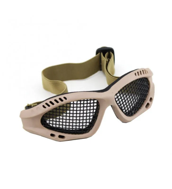 ACM Airsoft Lunettes Grillagé · Tan / FDE