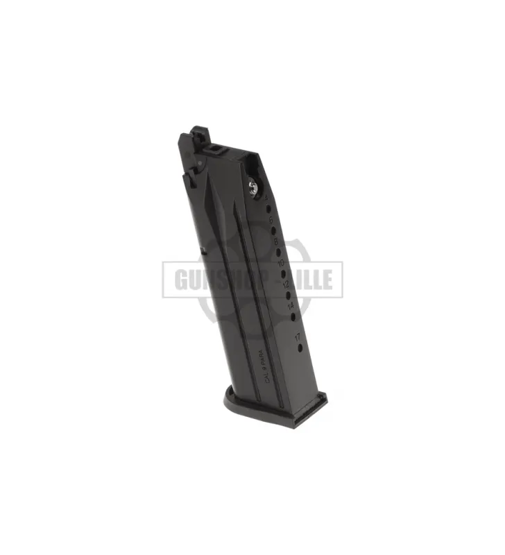 WE Airsoft Chargeur PX4 Gaz 25BBs · Negro