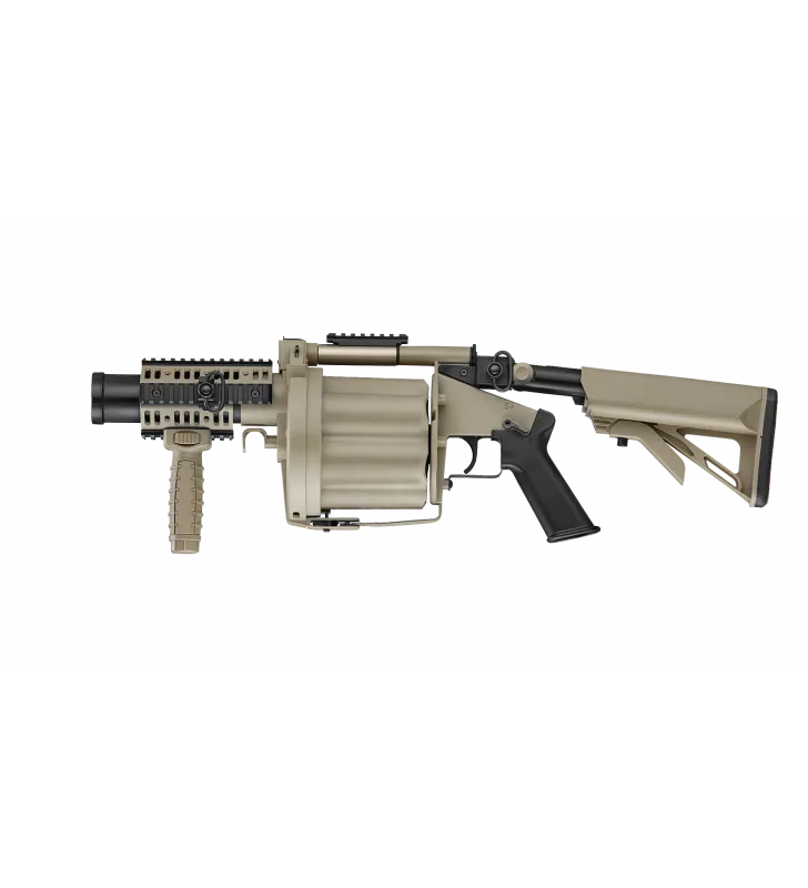 ICS (Taiwan) Lance Grenade Multiple Launcher · Tan / FDE