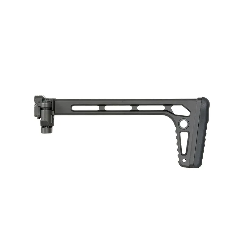 5KU Airsoft Crosse Pliable Minimaliste Métal Type Squelette Rail Picatinny · Negro