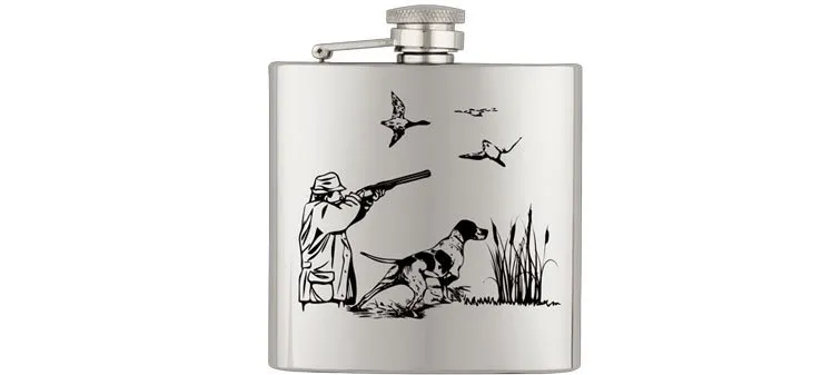 Φλασκί Κυνηγος+Σκυλος 6oz (170ml)(295)