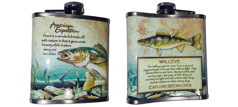 Φλασκί Walleye Fish 7oz (207ml)