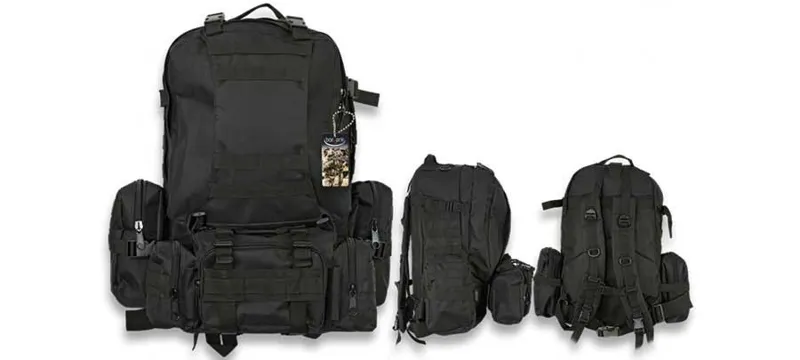 Σακίδιο Πλάτης 50L MOLLE (34881NE) · Negro