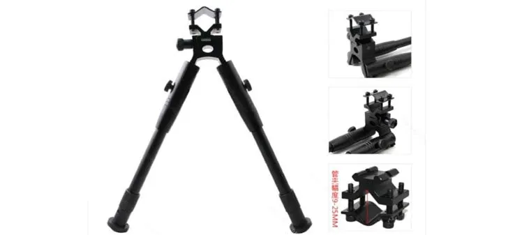 Δίποδας Weaver 20mm High Με Αντάπτορα Για Κάνη Όπλου(BBP0022CD) (Πτυσσόμενος)