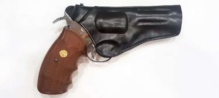 Θήκη Ζώνης Revolver 2.5INCH (Από Δέρμα) · Negro