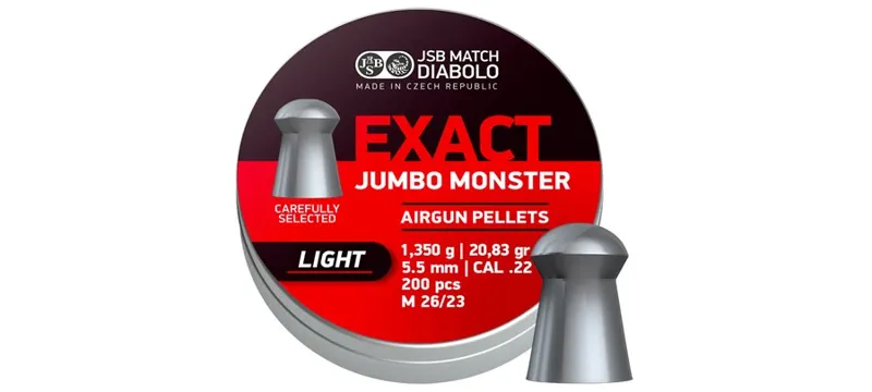 Βολίδες JSB EXACT JUMBO Monster Light 5.52mm/200PCS