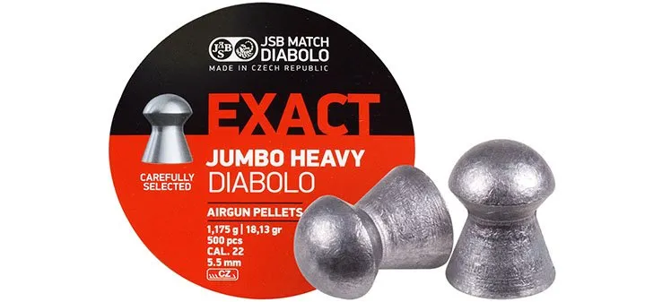 Βολίδες Jsb Exact Jumbo Heavy 5.52mm/500PCS