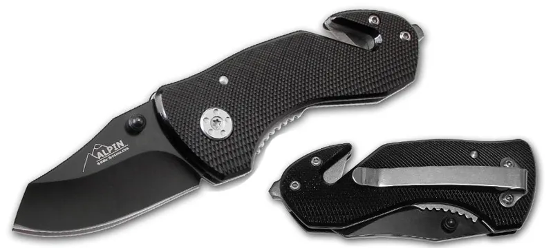 Σουγιάς Alpin Rescue 440C (11563) · Negro