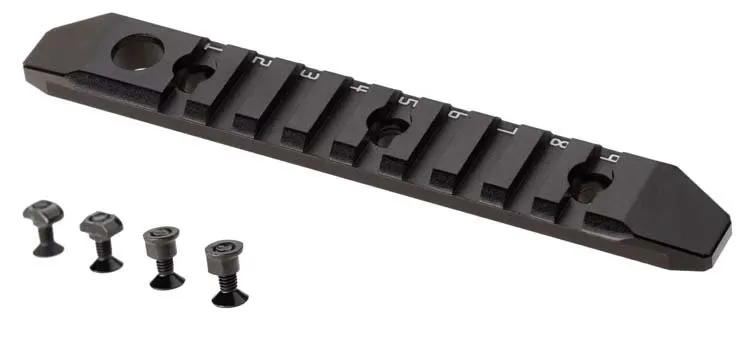 Rail 9 Slots M-LOK & KeyMod · Negro