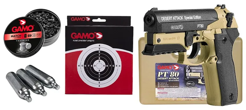 PT80 Attack 4.5mm ComboPack (Πακετο Προσφορας) · Tan / FDE