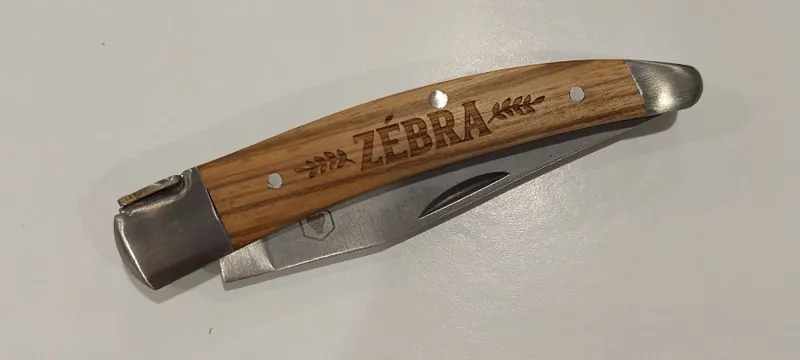 Σουγιάς Laguiole Zebra